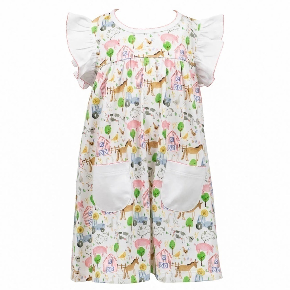 The Proper Peony Yoke Farm Dress Size 8 - Picture 3 of 7